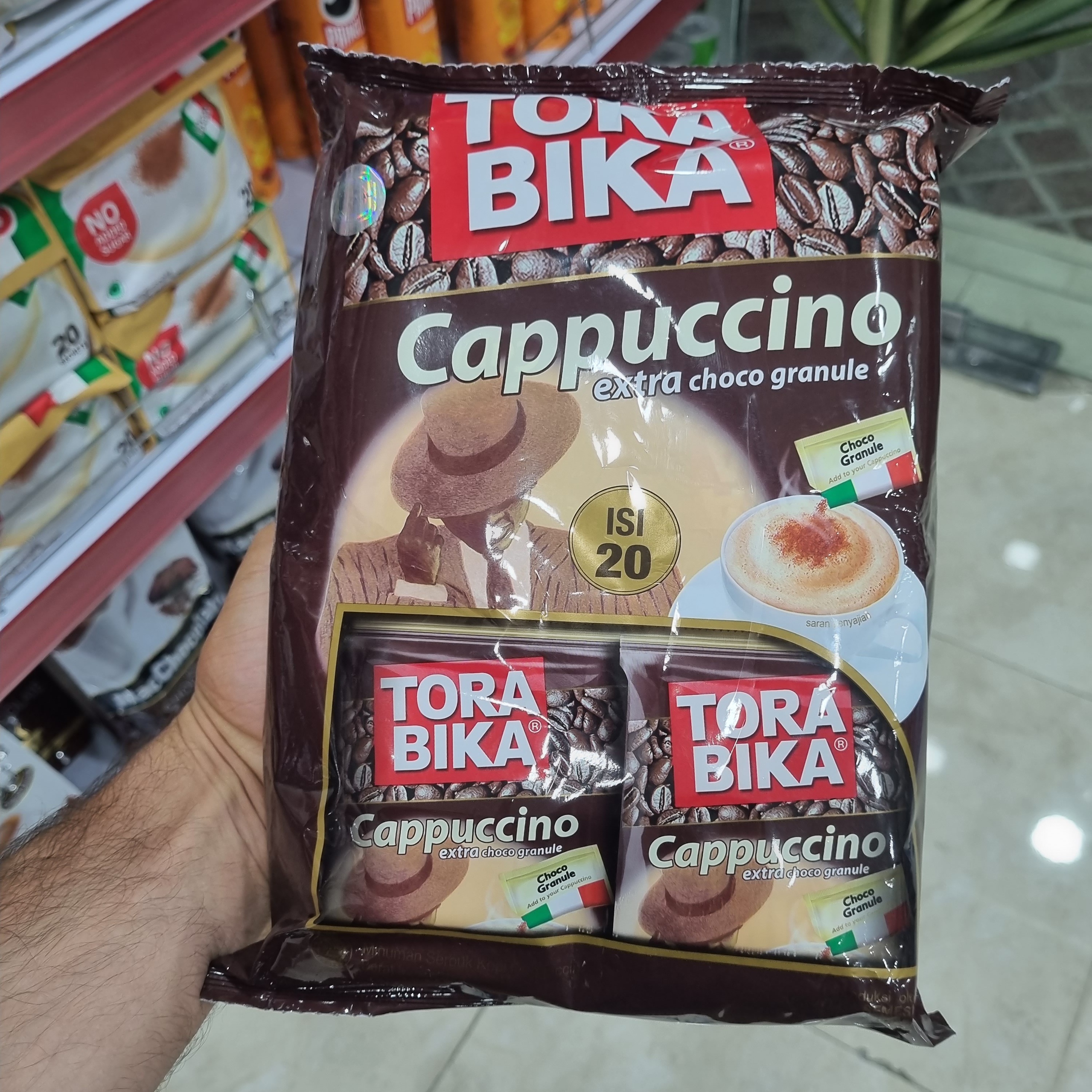 کاپوچینو تورابیکا بسته 20 عددی وزن 600 گرم