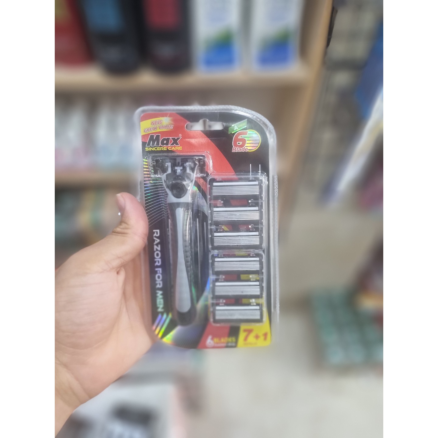 تیغ اصلاح صورت 6 لبه قابل تعویض