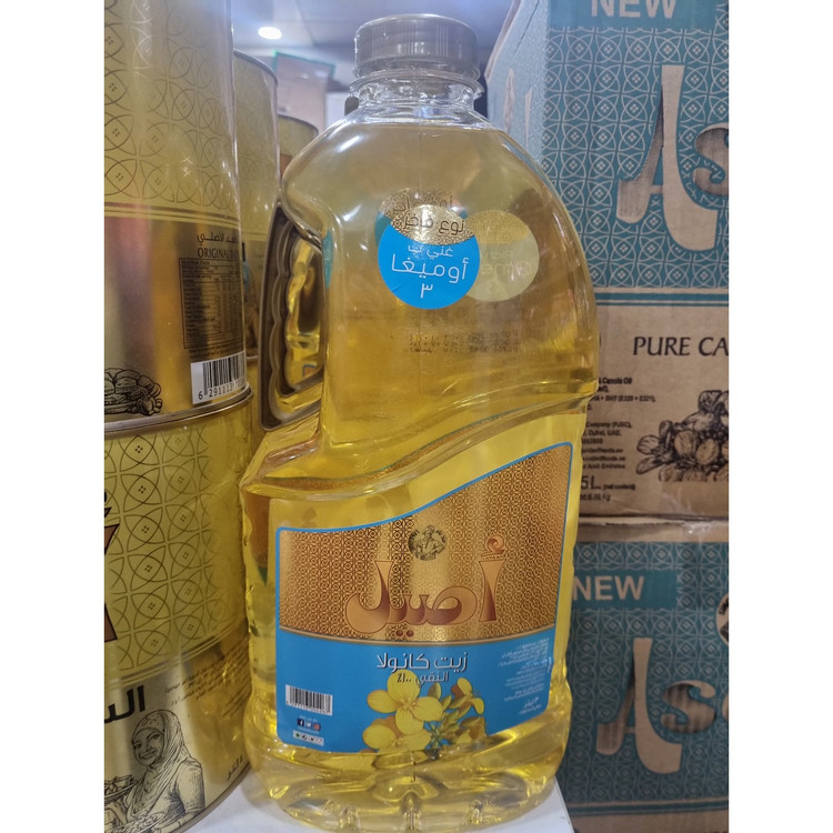 روغن اصیل مایع کانولا 3 لیتری