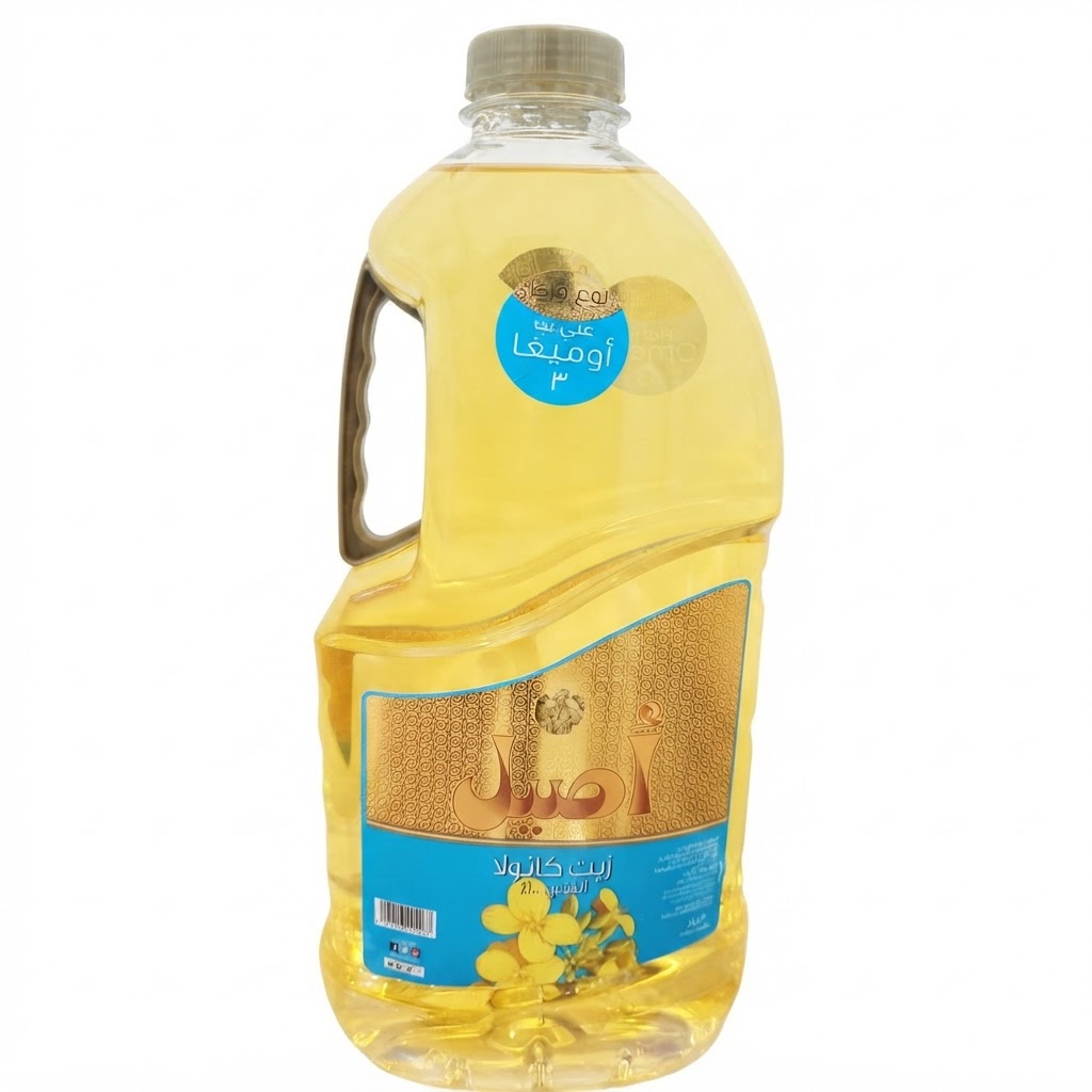 روغن اصیل مایع کانولا 3 لیتری